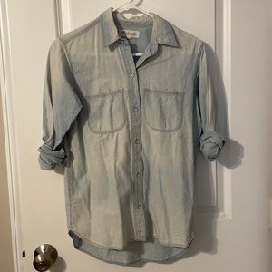 Madewell ex boyfriend button down
